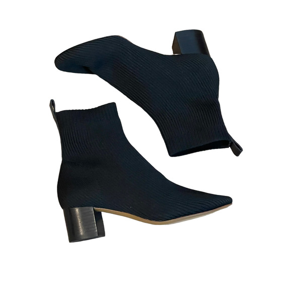 Everlane The High-Ankle Glove Black Boot In ReKnit Women's Size 9 NWOT - Picture 4 of 12